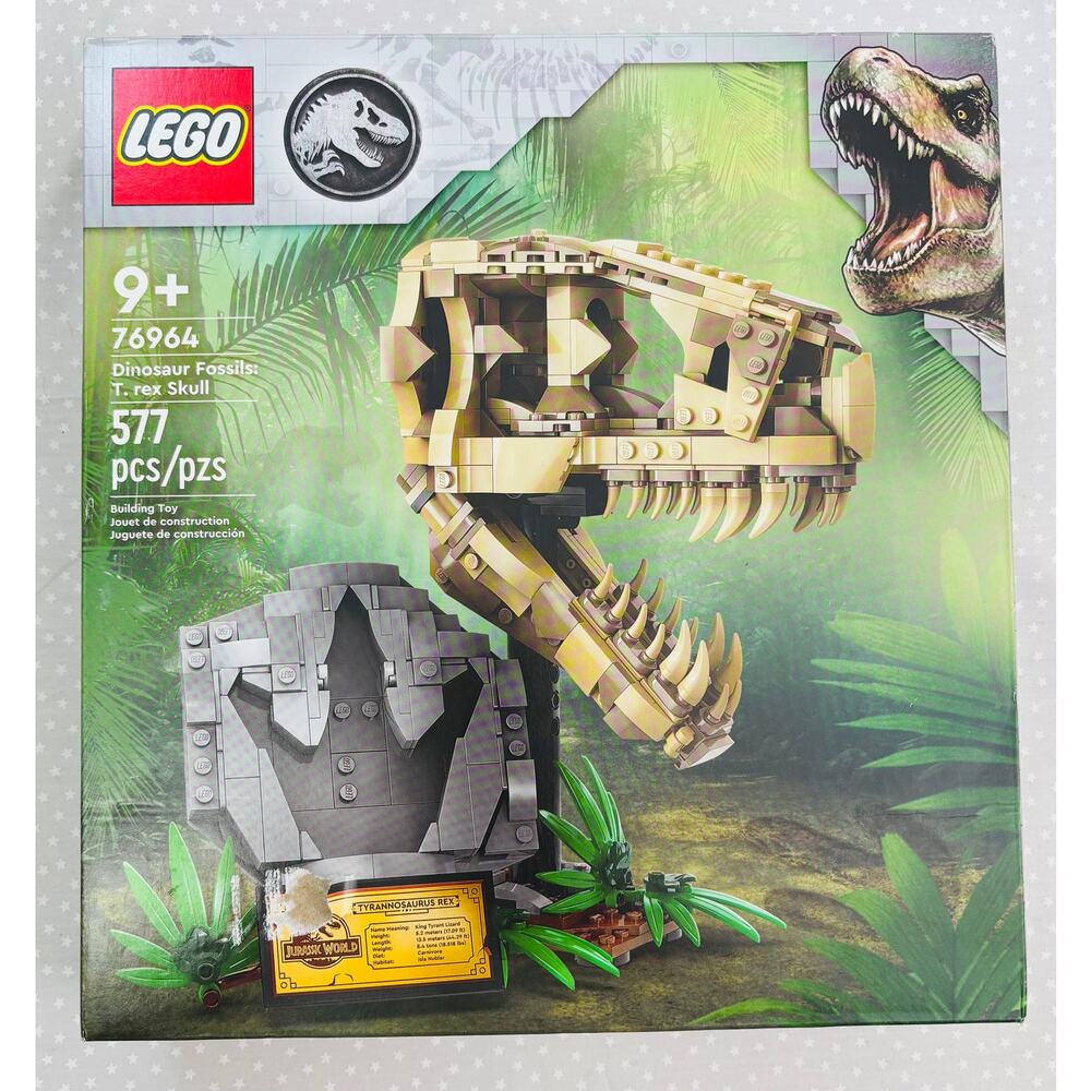 LEGO Jurassic World Dinosaur Fossils: T. Rex Skull, Dino, 76964